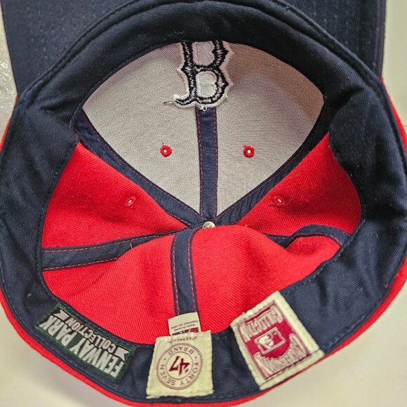 ‘47 Brand Boston Red Sox Fitted Stretch Hat Red Cooperstown Collection MLB - Picture 9 of 9